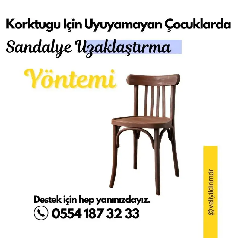 Uykuya geçmede sandalye yöntemi